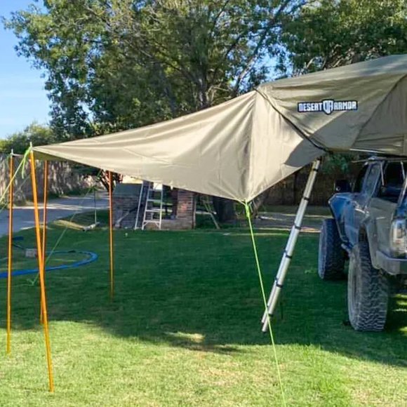 ROOF TOP TENT - Desert Armor Warrior/ Tank RTT Awning - Picture 3 of 10